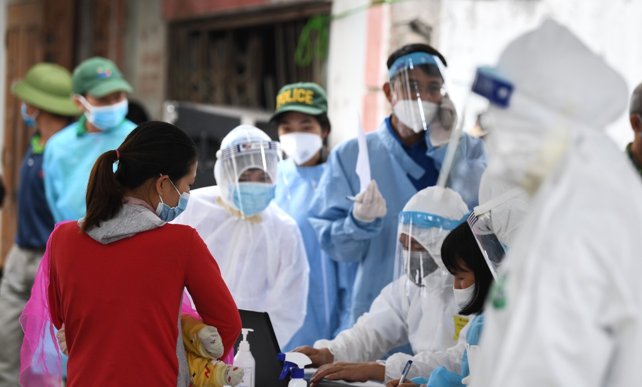 Huyện Kim Thành lấy hơn 30.000 mẫu xét nghiệm SARS-CoV-2 cho người dân